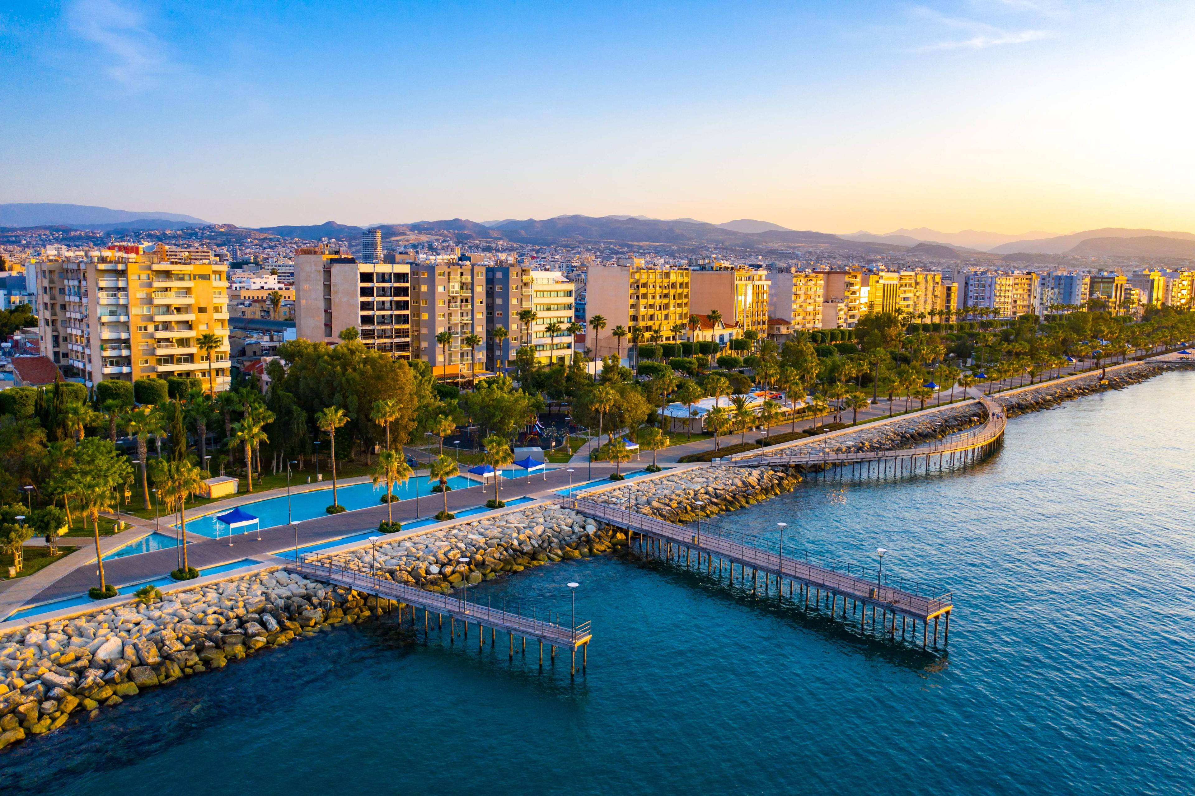 Diver exploring Jubilee Shoals reef system with pinnacles and blue water near Pissouri Limassol Cyprus