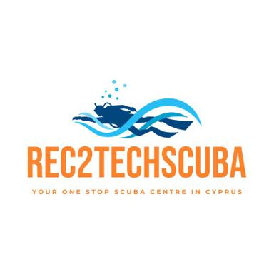 Logo of Rec2Tech Scuba technical diving centre in Paralimni Cyprus