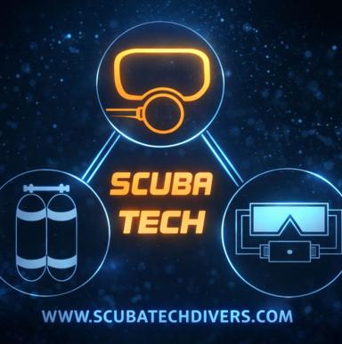 Logo of Scuba Tech Divers technical dive centre in Paralimni Cyprus