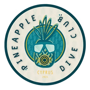 Logo of Pineapple Dive Club boutique scuba diving operator in Larnaca Cyprus